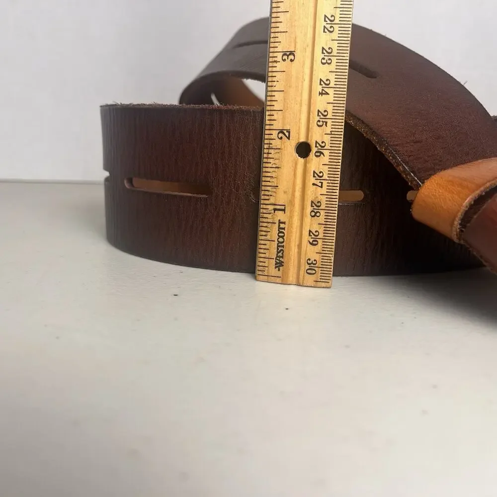 CAbi Here or There Leather Belt Brown 2